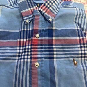 Bundle of 5 Ralph Lauren Multicolor Plaid Shirt M sharp , perfect for Christmas
